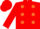 red, orange spots, red cap