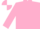 Pink, pink and white quartered cap