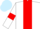 White, Red stripe, Red armlets, light blue cap
