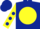 Dark Blue, Yellow disc, Yellow sleeves, Dark Blue spots