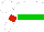 White body, green hoop, white arms, red armlets, white cap