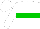 White body, green hoop, white arms, white cap