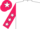 White body, rose arms, white stars, rose cap, white star