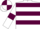 White, Maroon hoops and armlets, quartered cap