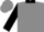 Gray, black collar,  a p on shield, black slvs