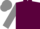 Garnet body, grey arms, grey cap