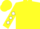 YELLOW,  WHITE diamonds on sleeves