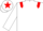 White, red epaulettes, red star on cap