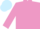 Mauve body, mauve arms, light blue cap