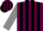 Maroon,'southern discomfort' black stripes on grey sleeves