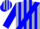 Silver, blue sash, blue stripes on slvs