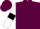 Maroon, white sleeves, black armlets