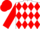 White body, red three diamonds, red arms, red cap