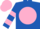 Royal Blue, Pink Ball, Pink Hoops On Sleeves, Pink Cap, Blue Visor