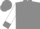 Grey, white 'jd' emblem, grey cuffs on white sleeves, grey cap