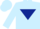 Light blue, dark blue inverted triangle, light blue cap