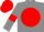 Grey, red disc, armlets and cap