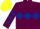 Maroon, Dark Blue triple diamond, diamonds on sleeves, Yellow cap