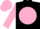 Black, pink ball, pink sleeves, black hoops, pink cap