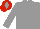 Grey, red cap, grey diamond