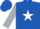Royal blue, white star, silver sleeves, royal blue cap