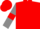 Red, grey sleeves, red armlets