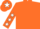 Orange, orange, white stars sleeves, white, orange star cap