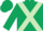 Dark Green, Light Green cross belts