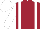 Maroon, white braces, white sleeves, white cap
