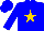 Blue, Gold Star, Blue Cap