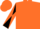 Orange and black checks, black sleeves, orange diabolo