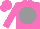 Rose body, grey disc, rose arms, rose cap
