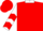 Red, white jc, white collar, white sleeves, red chevrons
