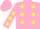 Pink, yellow dots