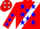 Red, white sash, blue stars