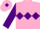 Pink, purple triple diamond, sleeves and diamond on cap