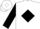 White, 'black hawk' emblem, black diamond sleeves