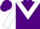 Purple, white chevron, white chevron on sleeves