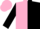 pink, black halved horizontally, black sleeves, pink cap, black checks