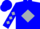 Blue, silver diamond, silver diamonds on sleeves, silver cuffs