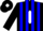 Black &  blue panels 'hg' 3 white aces, white hearts, spades, clubs & diamond slvs
