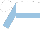 White, light blue belt, light blue sleeves, white cap