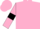Pink, Black armlets on Sleeves,