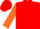 Red, yellow and orange flames, yellow and orange flames on sleeves, red cap