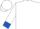 White, royal blue shamrock, white 'j' royal blue bars & cuffs
