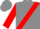 Grey, red sash, red sleeves