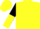 Yellow body, black arms, yellow halved, yellow cap