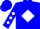 Blue, white diamond, white 'jaime aldavaz racing' blue sleeves, white diamonds