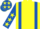 Yellow, Royal Blue braces, Royal Blue sleeves, Yellow stars and stars on cap