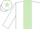 White, light green stripe and star on cap